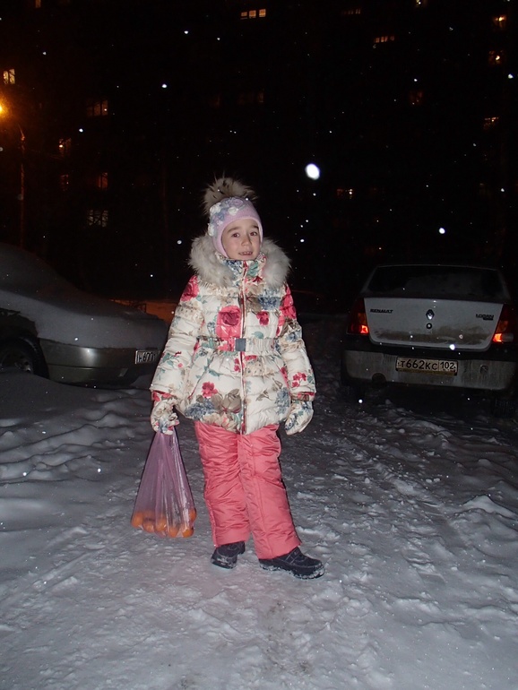 Немного снежной Кати!