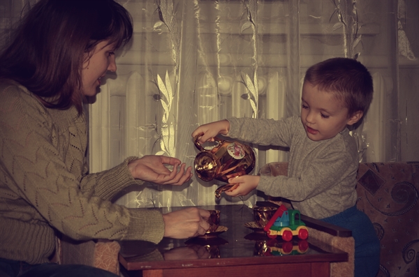 Маленькое путешествие на Рождество. Чаепитие у бабушки))))