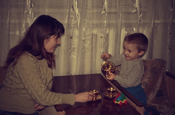 Маленькое путешествие на Рождество. Чаепитие у бабушки))))