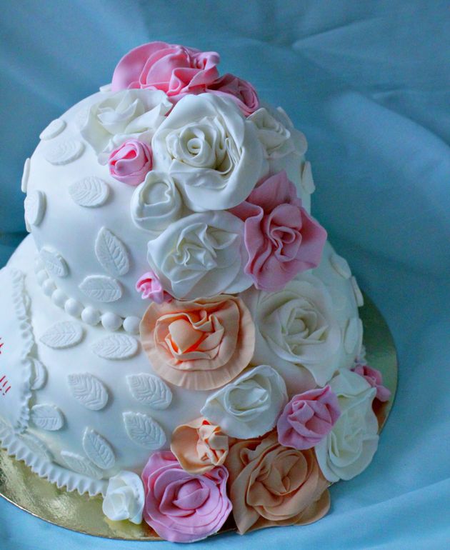 Тортик с цветами
