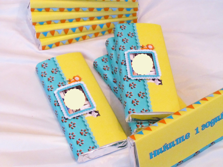 Набор в кошачьем стиле на Первый День Рождения Никиты!)