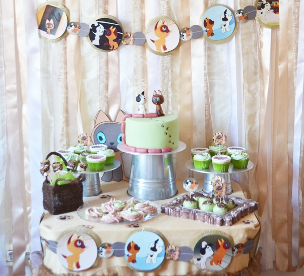 Candy-bar. Сладкий стол КОТЕНОК ПО ИМЕНИ "ГАВ"...