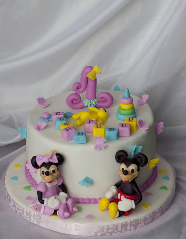 Микки и Мини для малышки на годик.