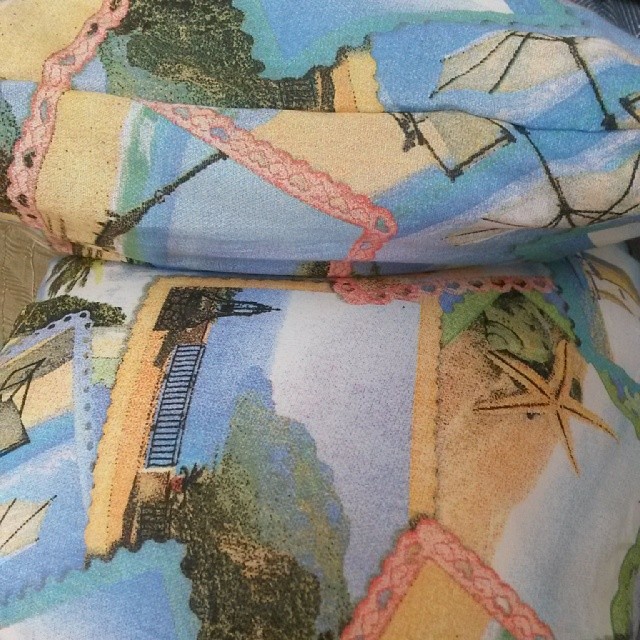 С подушкой вспоминаем лето! =))