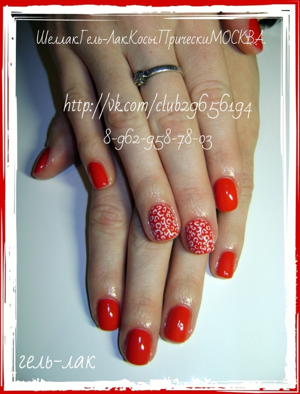 Мои работы с гель-лаком...