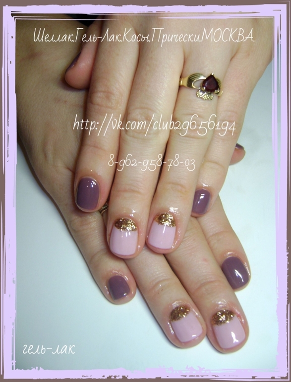 Мои работы с гель-лаком...