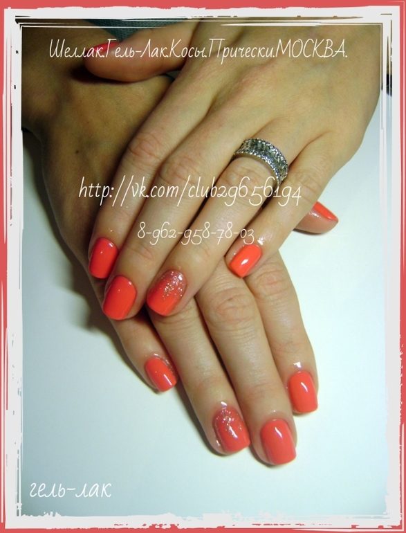 Мои работы с гель-лаком...