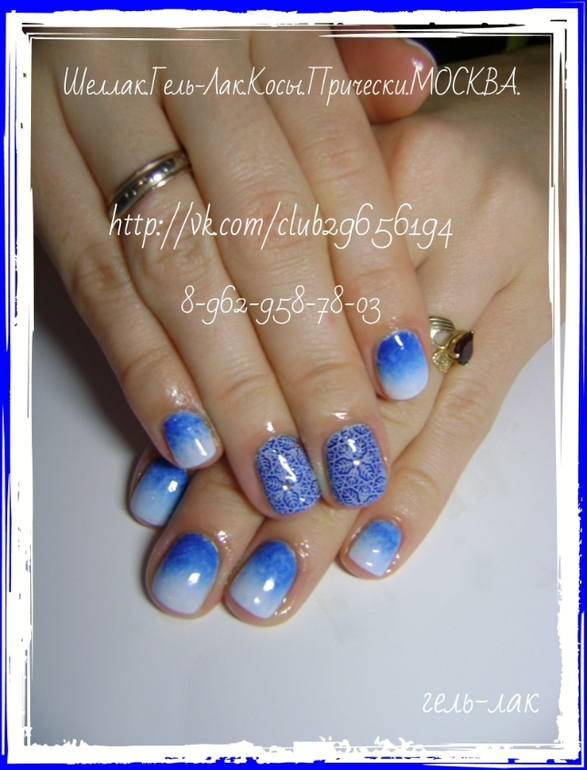 Мои работы с гель-лаком...