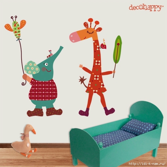 Стикеры для детской - дизайн своими руками