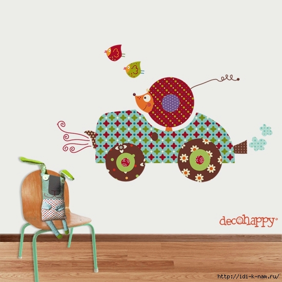 Стикеры для детской - дизайн своими руками