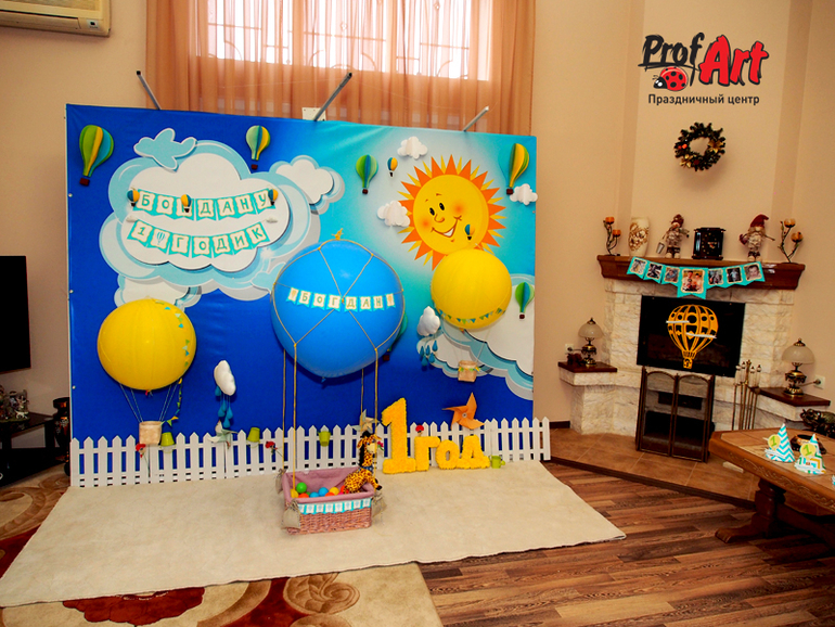 Little party: украшение на 1 день рождения