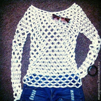 Кофта крючком!