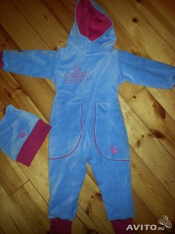 Весенний комбинезон для девочки, 76-80 см, 3500 р