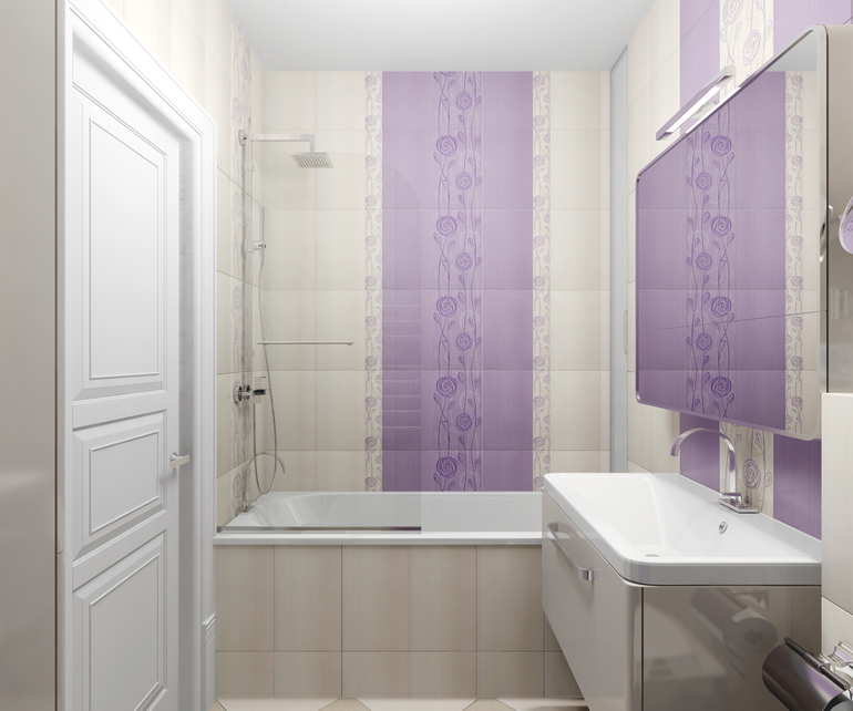 Санузлы: гостевой маленький  и большой хозяйский