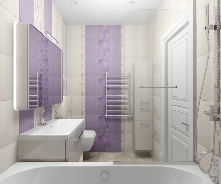 Санузлы: гостевой маленький  и большой хозяйский