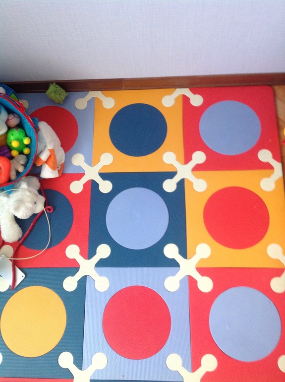 Skip hop playspot brights коврик-пазл