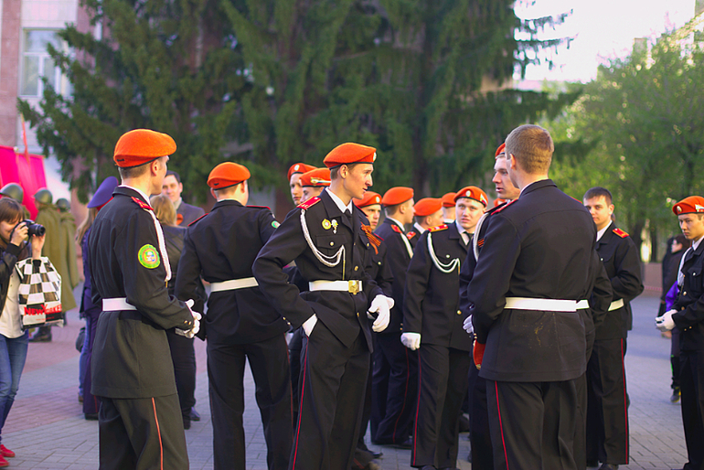 Сегодня у вечного огня...