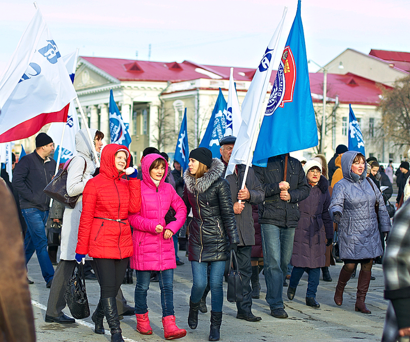 Сходила сегодня на митинг солидарности с Крымом.