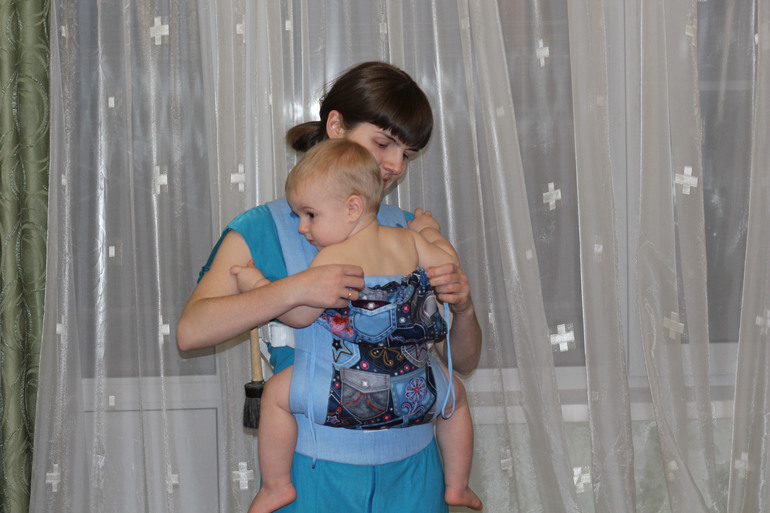 Приехал наш приз, эрго-рюкзак Дарина