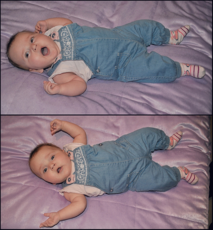 У нашей дочки родился двоюродный братик)