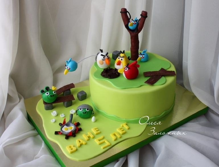 Торт "Angry Birds"