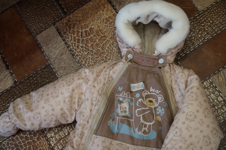 Комбинезон-трансформер на овчине little people