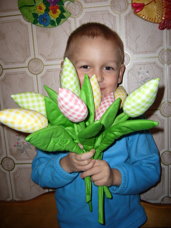 Снова тюльпаны....