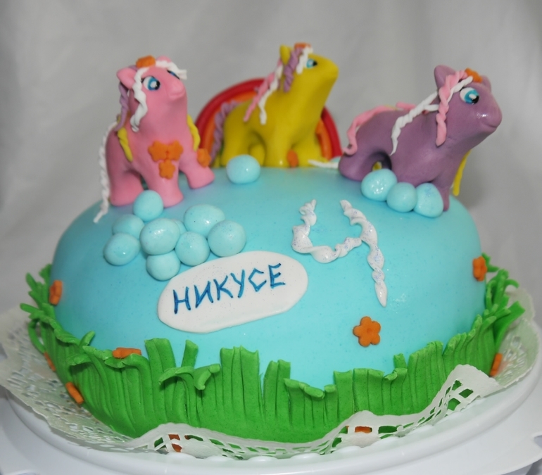 Мое хобби. Тортики оформленные мастикой