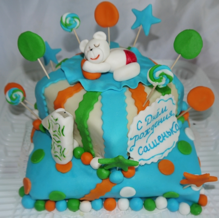 Мое хобби. Тортики оформленные мастикой