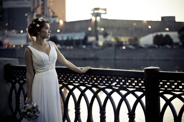 Свадебное платье в греческом стиле