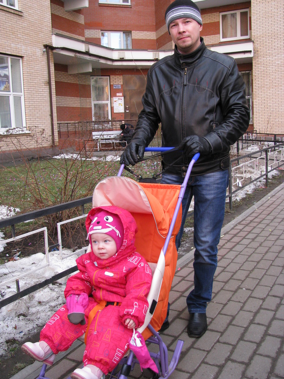 Санки-коляска - действительно вещь!