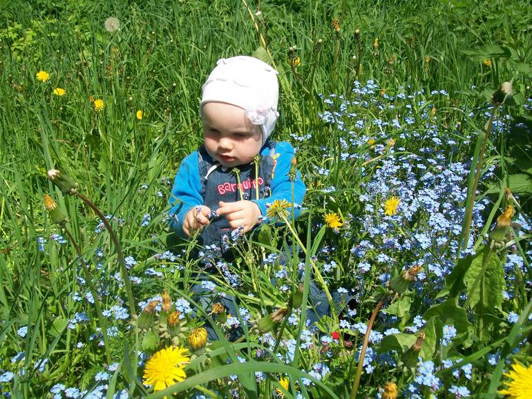 Прогулка с папой.