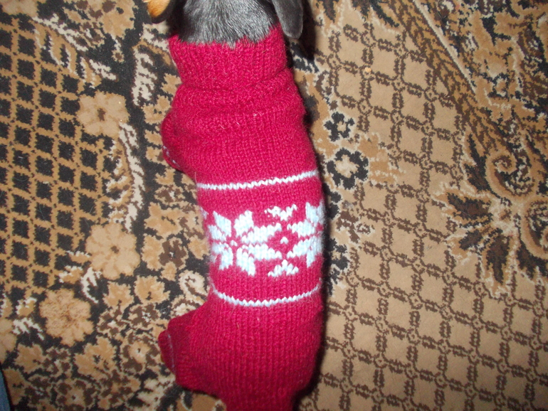 Вот и комбезик довязался)))