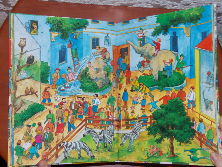 Развороты Mein extragrober Wimmelbuch-Spab by Guido Wandrey