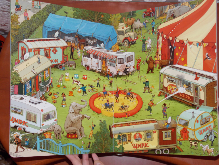 Развороты Гёбель, Кнорр: В цирке