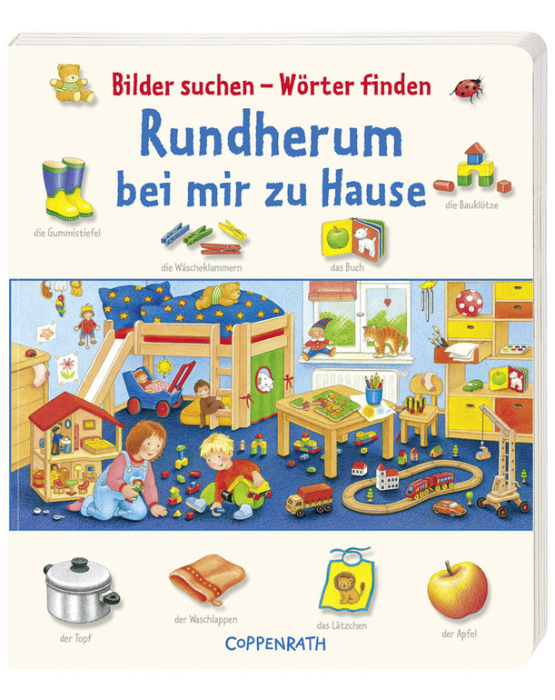Развороты Bilder suchen - Wörter finden: Rundherum bei mir Zuhause  by Sybille Brauer