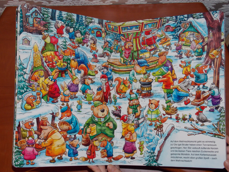 Развороты Weihnachten im Wimmelwald by Joachim Krause