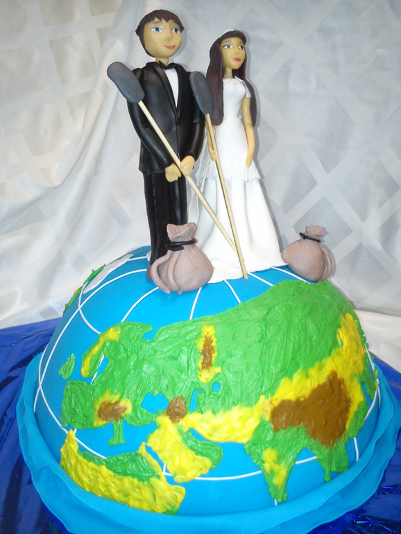 Торт - глобус