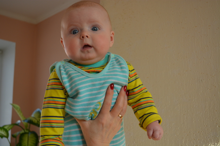 Моей пышечке 5 месяцев!