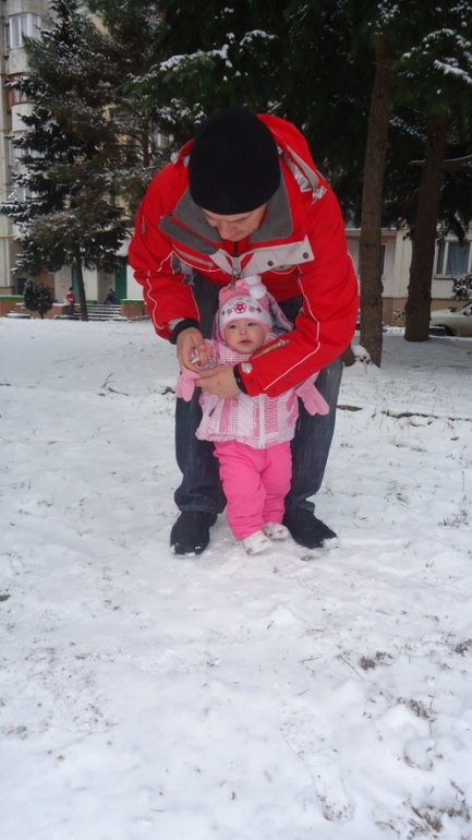 Первый снег!Ураааааааа