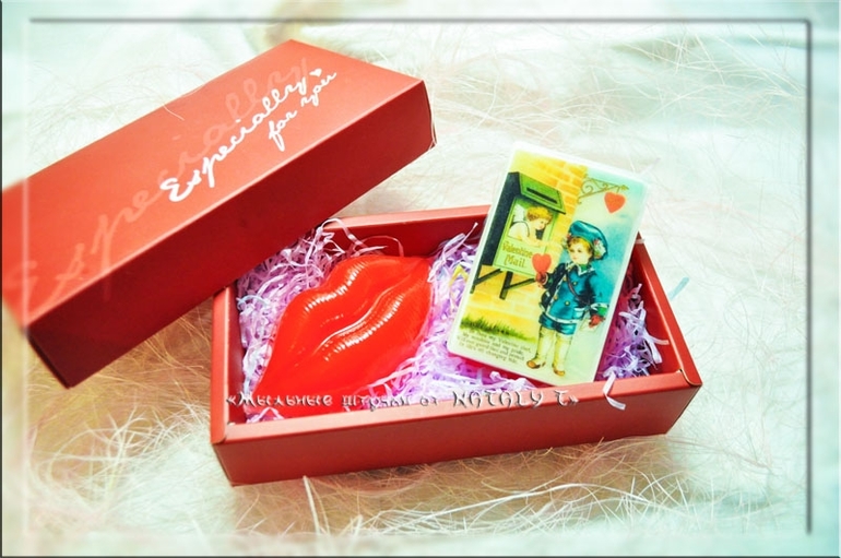 Мыльные валентинки))))