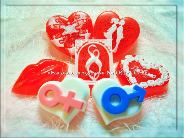 Мыльные валентинки)))))