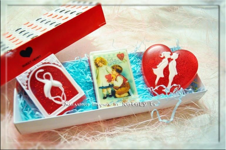 Мыльные валентинки)))))