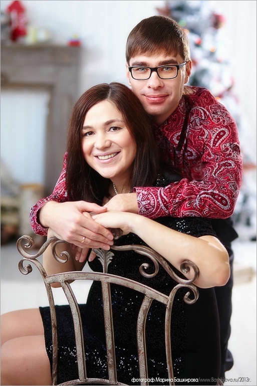 Новогодняя фотосессия - в ожидании малыша ...