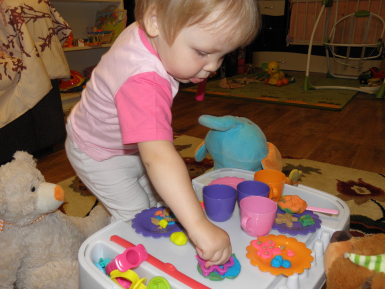 Пластилиновое чаепитие.