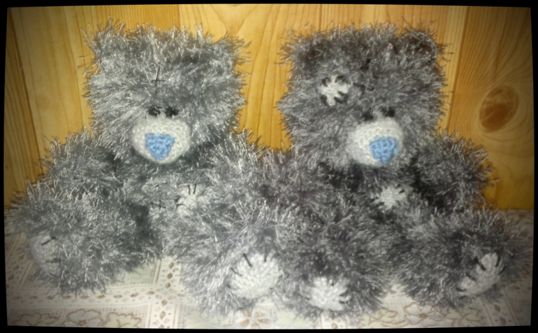 Вязаный мишка Тедди