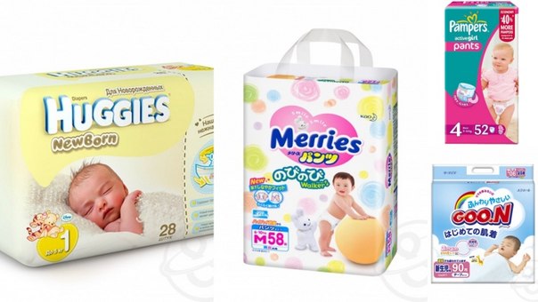 В интернет-магазине «Дочки&Сыночки» самый широкий выбор лучших подгузников