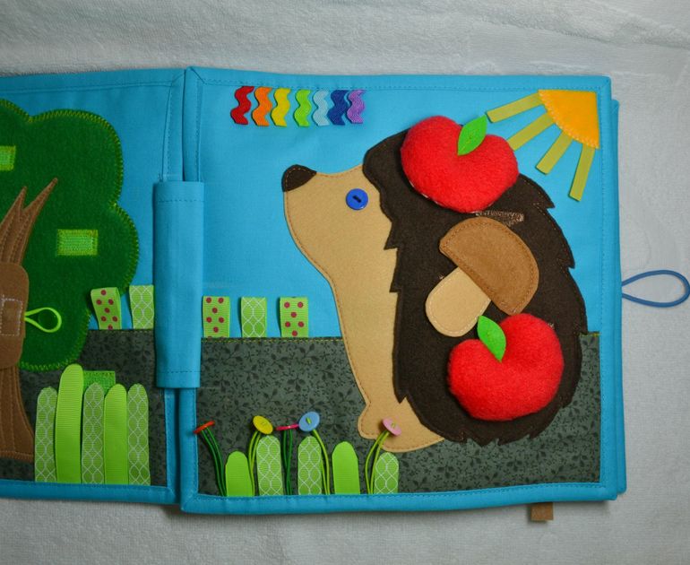 Именная развивающая книжечка