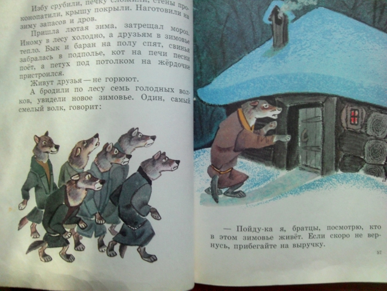 ФМ "Как зимуют животные.Лиса и волк."