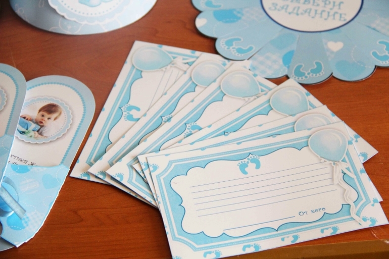 Набор для оформления дня рождения "Маленькие ножки"